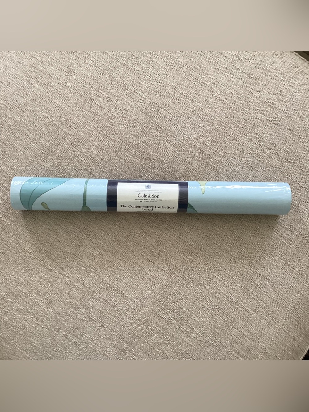 Cole & Son The Contemporary Collection Orchid Turquoise/Lime/Blue Wallpaper Roll